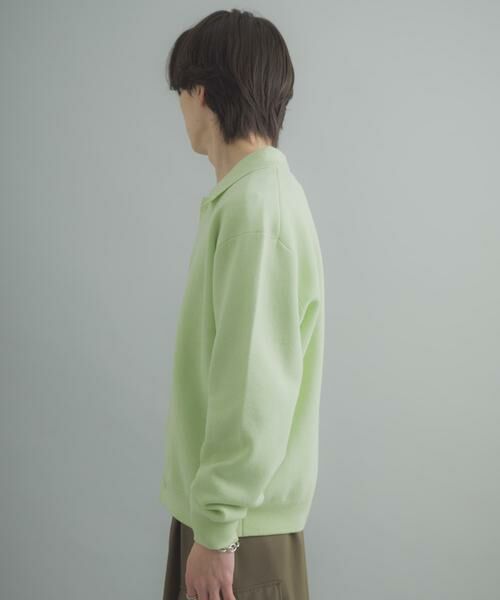 SENSE OF PLACE by URBAN RESEARCH / センスオブプレイス バイ アーバンリサーチ カーディガン・ボレロ | 『洗濯可』スウェットライクポロカーディガン | 詳細10