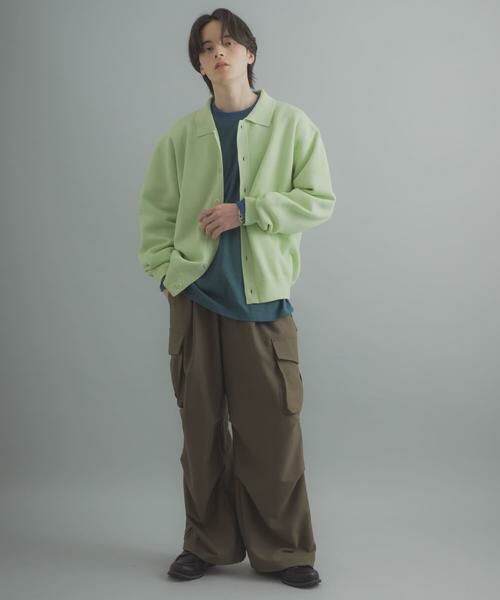 SENSE OF PLACE by URBAN RESEARCH / センスオブプレイス バイ アーバンリサーチ カーディガン・ボレロ | 『洗濯可』スウェットライクポロカーディガン | 詳細6