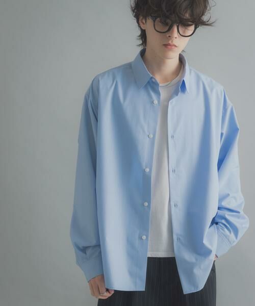 SENSE OF PLACE by URBAN RESEARCH / センスオブプレイス バイ アーバンリサーチ シャツ・ブラウス | 『イージーケア/速乾/接触冷感』コンフォートレギュラーカラーシャツ | 詳細4