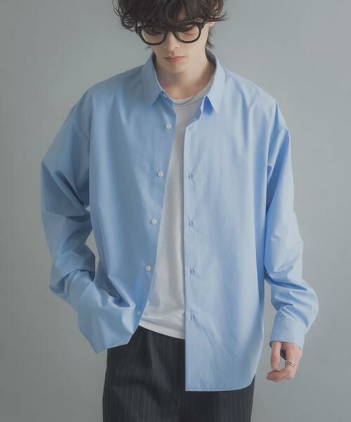 SENSE OF PLACE by URBAN RESEARCH / センスオブプレイス バイ アーバンリサーチ シャツ・ブラウス | 『イージーケア/速乾/接触冷感』コンフォートレギュラーカラーシャツ | 詳細5