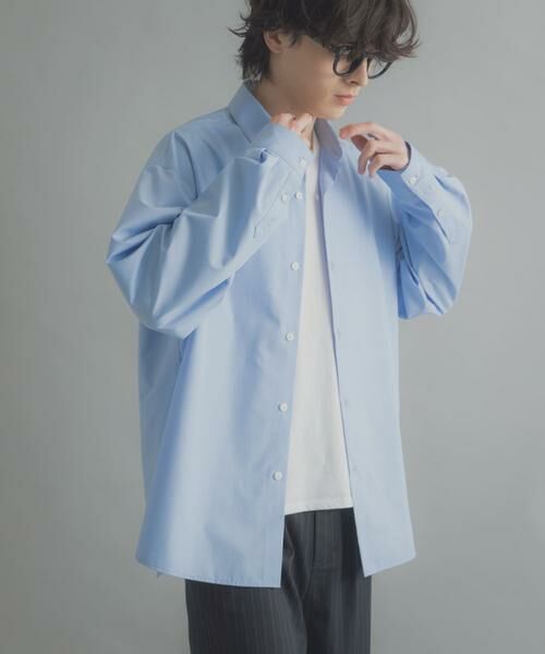 SENSE OF PLACE by URBAN RESEARCH / センスオブプレイス バイ アーバンリサーチ シャツ・ブラウス | 『イージーケア/速乾/接触冷感』コンフォートレギュラーカラーシャツ | 詳細6