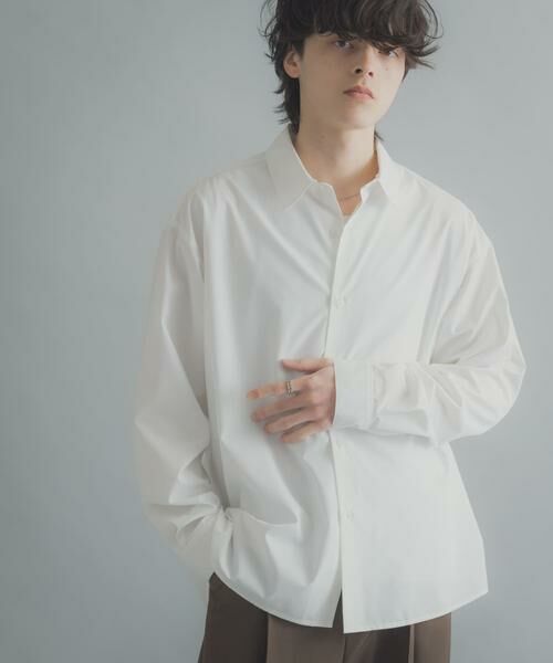 SENSE OF PLACE by URBAN RESEARCH / センスオブプレイス バイ アーバンリサーチ シャツ・ブラウス | 『イージーケア/速乾/接触冷感』コンフォートレギュラーカラーシャツ（ホワイト）