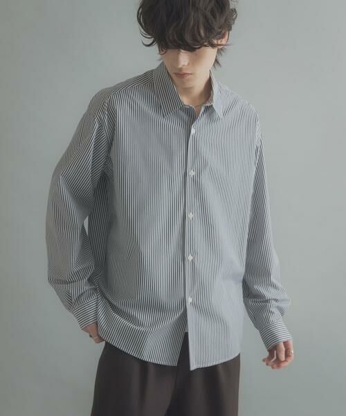 SENSE OF PLACE by URBAN RESEARCH / センスオブプレイス バイ アーバンリサーチ シャツ・ブラウス | 『イージーケア/速乾/接触冷感』コンフォートレギュラーカラーシャツ（ブラック系その他）