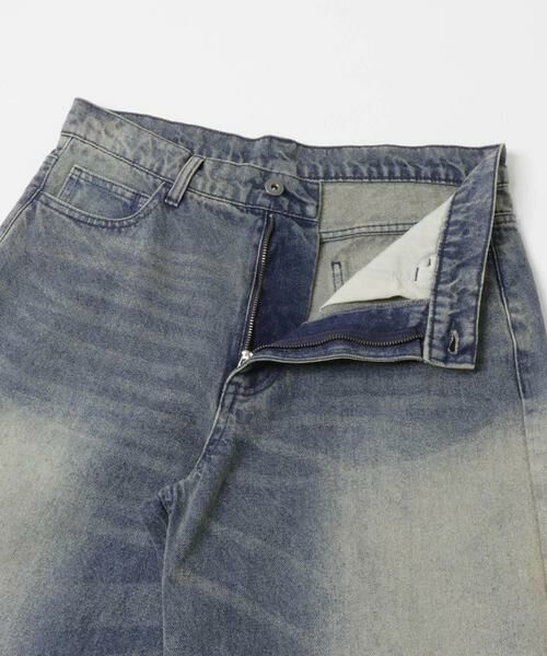 SENSE OF PLACE by URBAN RESEARCH / センスオブプレイス バイ アーバンリサーチ デニムパンツ | 『一部WEB限定カラー』『ユニセックス』ヴィンテージライクデニムワイドパンツ | 詳細19