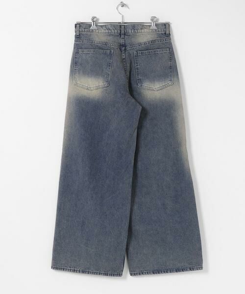 SENSE OF PLACE by URBAN RESEARCH / センスオブプレイス バイ アーバンリサーチ デニムパンツ | 『一部WEB限定カラー』『ユニセックス』ヴィンテージライクデニムワイドパンツ | 詳細21