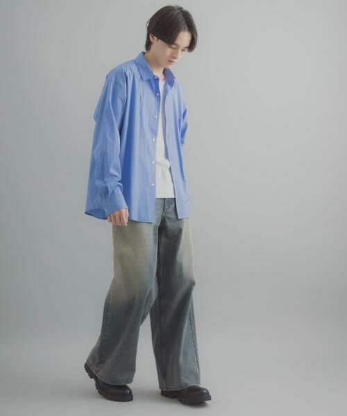 SENSE OF PLACE by URBAN RESEARCH / センスオブプレイス バイ アーバンリサーチ デニムパンツ | 『一部WEB限定カラー』ヴィンテージライクデニムワイドパンツ | 詳細7