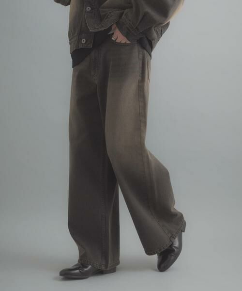 SENSE OF PLACE by URBAN RESEARCH / センスオブプレイス バイ アーバンリサーチ デニムパンツ | 『一部WEB限定カラー』ヴィンテージライクデニムワイドパンツ | 詳細21