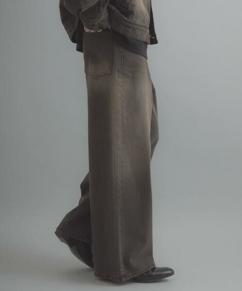 SENSE OF PLACE by URBAN RESEARCH / センスオブプレイス バイ アーバンリサーチ デニムパンツ | 『一部WEB限定カラー』ヴィンテージライクデニムワイドパンツ | 詳細23