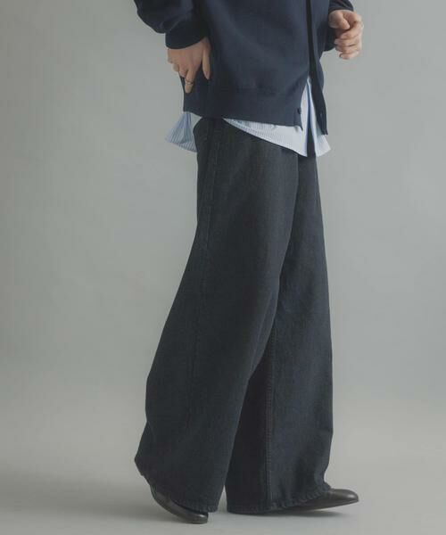 SENSE OF PLACE by URBAN RESEARCH / センスオブプレイス バイ アーバンリサーチ デニムパンツ | 『一部WEB限定カラー』ヴィンテージライクデニムワイドパンツ | 詳細29