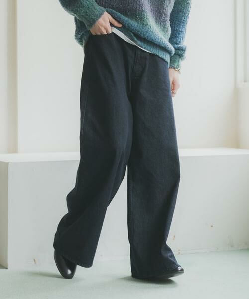 SENSE OF PLACE by URBAN RESEARCH / センスオブプレイス バイ アーバンリサーチ デニムパンツ | 『一部WEB限定カラー』ヴィンテージライクデニムワイドパンツ | 詳細22