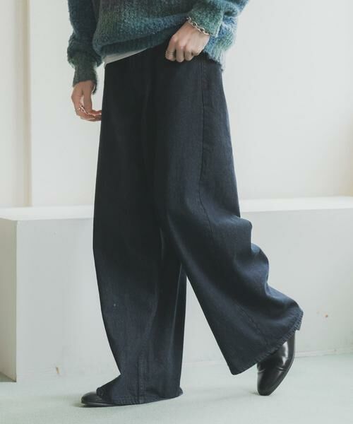 SENSE OF PLACE by URBAN RESEARCH / センスオブプレイス バイ アーバンリサーチ デニムパンツ | 『一部WEB限定カラー』ヴィンテージライクデニムワイドパンツ | 詳細23