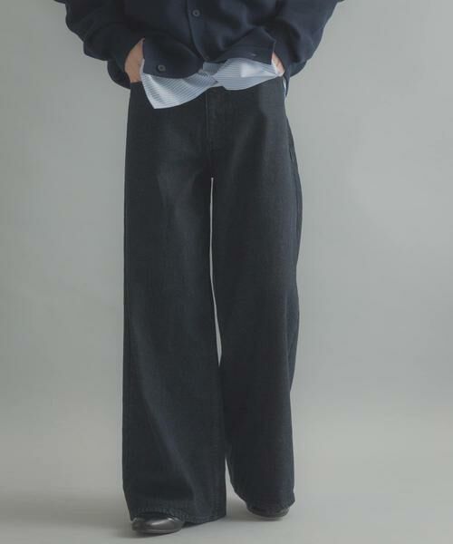 SENSE OF PLACE by URBAN RESEARCH / センスオブプレイス バイ アーバンリサーチ デニムパンツ | 『一部WEB限定カラー』ヴィンテージライクデニムワイドパンツ | 詳細27