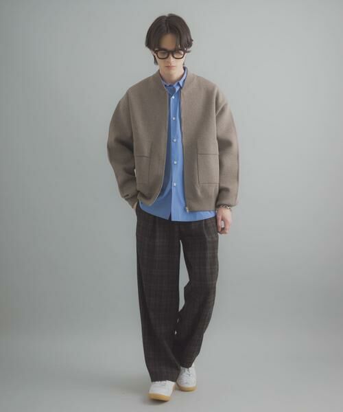 SENSE OF PLACE by URBAN RESEARCH / センスオブプレイス バイ アーバンリサーチ ブルゾン | 『洗濯可』ダブルポケットニットブルゾン | 詳細8