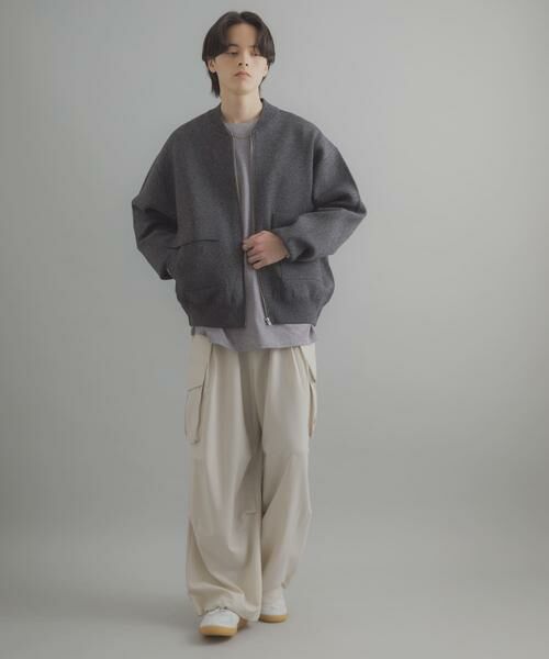 SENSE OF PLACE by URBAN RESEARCH / センスオブプレイス バイ アーバンリサーチ ブルゾン | 『洗濯可』ダブルポケットニットブルゾン | 詳細16