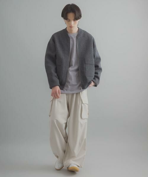 SENSE OF PLACE by URBAN RESEARCH / センスオブプレイス バイ アーバンリサーチ ブルゾン | 『洗濯可』ダブルポケットニットブルゾン | 詳細17