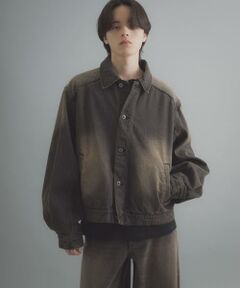 SENSE OF PLACE by URBAN RESEARCH / センスオブプレイス バイ アーバンリサーチ Gジャン・デニムジャケット | ヴィンテージライクデニムブルゾン