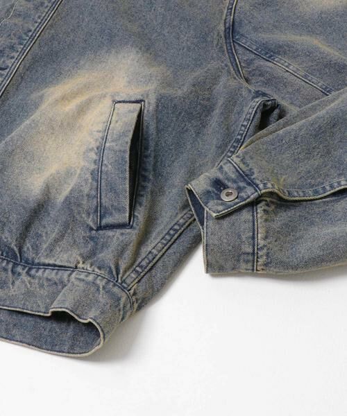 SENSE OF PLACE by URBAN RESEARCH / センスオブプレイス バイ アーバンリサーチ Gジャン・デニムジャケット | ヴィンテージライクデニムブルゾン | 詳細19