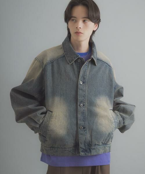 SENSE OF PLACE by URBAN RESEARCH / センスオブプレイス バイ アーバンリサーチ Gジャン・デニムジャケット | ヴィンテージライクデニムブルゾン | 詳細14