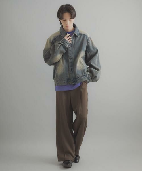 SENSE OF PLACE by URBAN RESEARCH / センスオブプレイス バイ アーバンリサーチ Gジャン・デニムジャケット | ヴィンテージライクデニムブルゾン | 詳細15