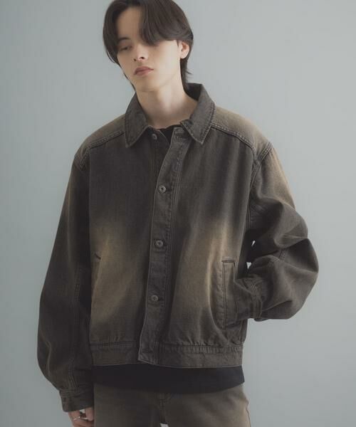 SENSE OF PLACE by URBAN RESEARCH / センスオブプレイス バイ アーバンリサーチ Gジャン・デニムジャケット | ヴィンテージライクデニムブルゾン | 詳細23