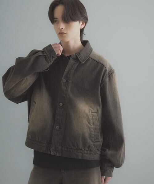 SENSE OF PLACE by URBAN RESEARCH / センスオブプレイス バイ アーバンリサーチ Gジャン・デニムジャケット | ヴィンテージライクデニムブルゾン | 詳細24