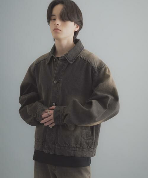 SENSE OF PLACE by URBAN RESEARCH / センスオブプレイス バイ アーバンリサーチ Gジャン・デニムジャケット | ヴィンテージライクデニムブルゾン | 詳細25