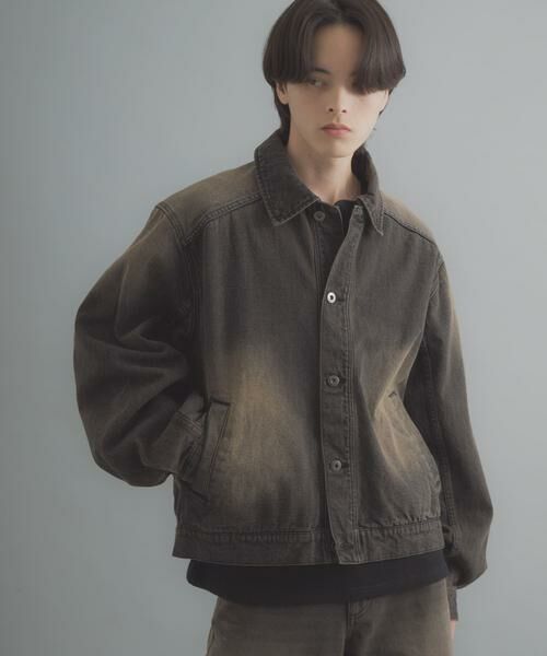 SENSE OF PLACE by URBAN RESEARCH / センスオブプレイス バイ アーバンリサーチ Gジャン・デニムジャケット | ヴィンテージライクデニムブルゾン | 詳細27