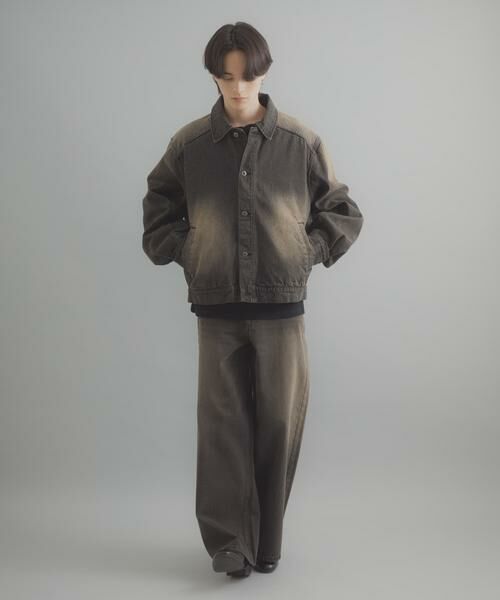 SENSE OF PLACE by URBAN RESEARCH / センスオブプレイス バイ アーバンリサーチ Gジャン・デニムジャケット | ヴィンテージライクデニムブルゾン | 詳細29