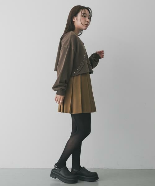 SENSE OF PLACE by URBAN RESEARCH / センスオブプレイス バイ アーバンリサーチ スウェット | スタッズピグメントカットトップ | 詳細5