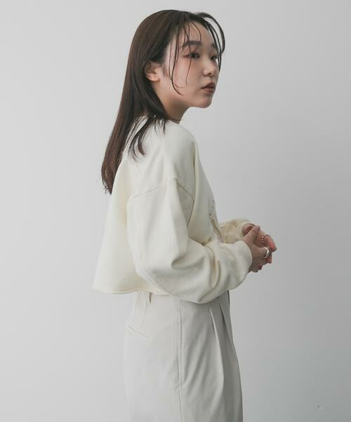 SENSE OF PLACE by URBAN RESEARCH / センスオブプレイス バイ アーバンリサーチ スウェット | スタッズピグメントカットトップ | 詳細11