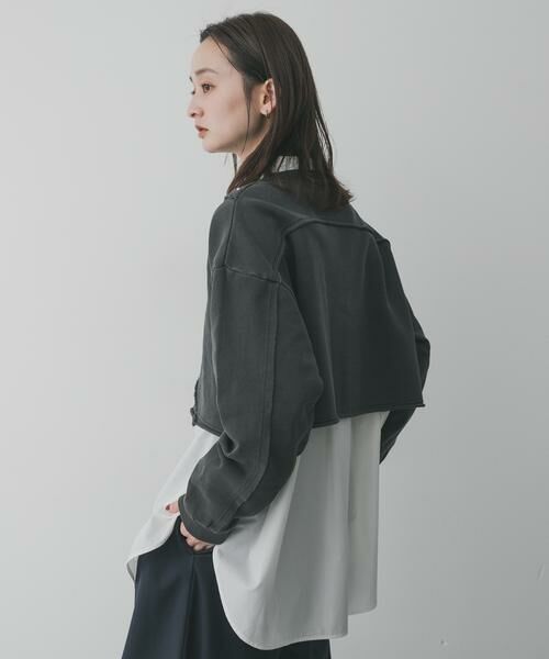 SENSE OF PLACE by URBAN RESEARCH / センスオブプレイス バイ アーバンリサーチ スウェット | スタッズピグメントカットトップ | 詳細18