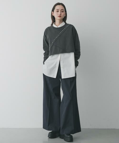 SENSE OF PLACE by URBAN RESEARCH / センスオブプレイス バイ アーバンリサーチ スウェット | スタッズピグメントカットトップ | 詳細19