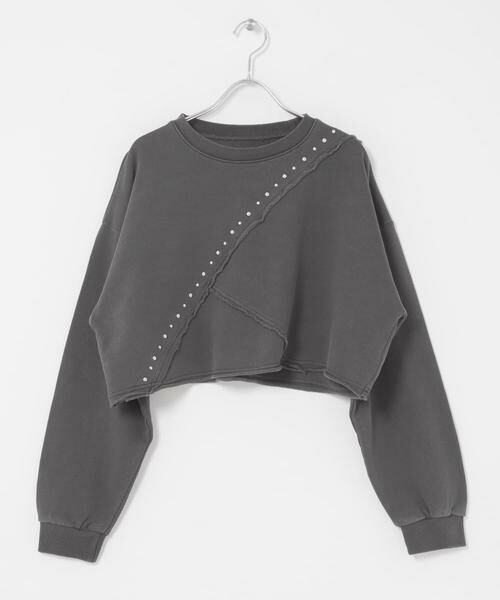 SENSE OF PLACE by URBAN RESEARCH / センスオブプレイス バイ アーバンリサーチ スウェット | スタッズピグメントカットトップ | 詳細22