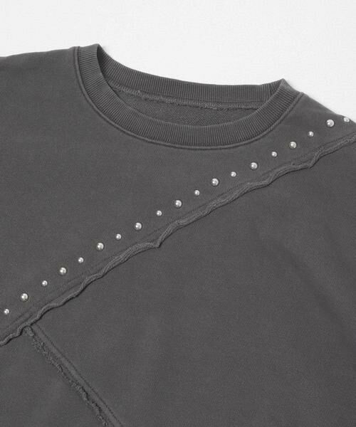 SENSE OF PLACE by URBAN RESEARCH / センスオブプレイス バイ アーバンリサーチ スウェット | スタッズピグメントカットトップ | 詳細23
