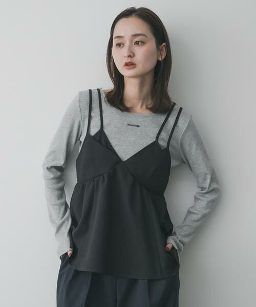 SENSE OF PLACE by URBAN RESEARCH / センスオブプレイス バイ アーバンリサーチ Tシャツ | プレートツキバレエネックトップ | 詳細11