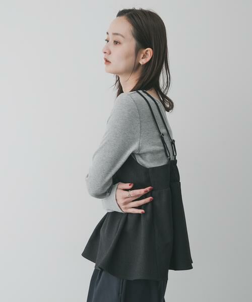 SENSE OF PLACE by URBAN RESEARCH / センスオブプレイス バイ アーバンリサーチ Tシャツ | プレートツキバレエネックトップ | 詳細12