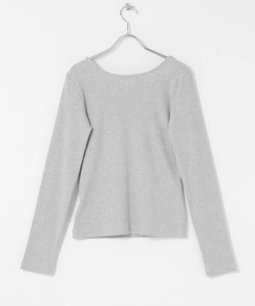 SENSE OF PLACE by URBAN RESEARCH / センスオブプレイス バイ アーバンリサーチ Tシャツ | プレートツキバレエネックトップ | 詳細18