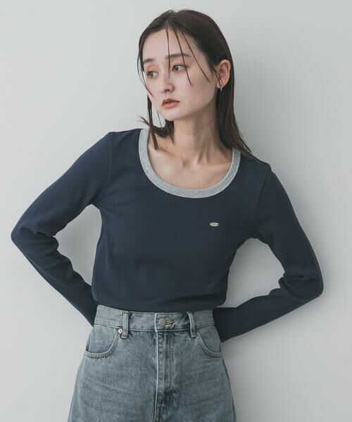 SENSE OF PLACE by URBAN RESEARCH / センスオブプレイス バイ アーバンリサーチ Tシャツ | ラウンドネックリブTシャツ | 詳細1