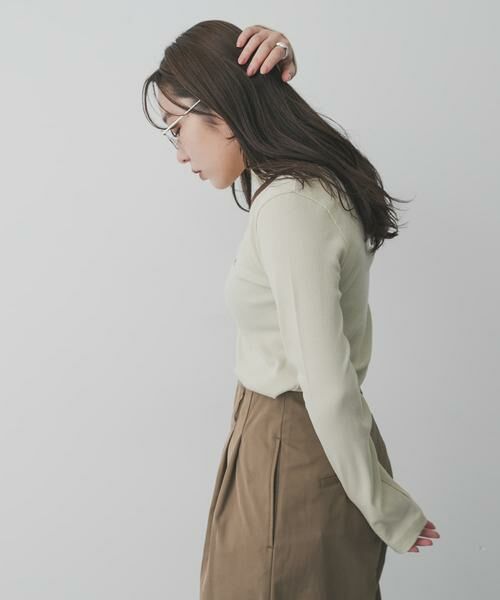 SENSE OF PLACE by URBAN RESEARCH / センスオブプレイス バイ アーバンリサーチ Tシャツ | ラウンドネックリブTシャツ | 詳細25