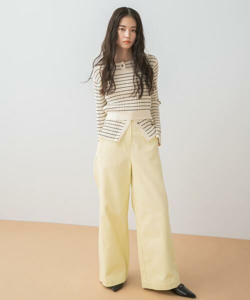 SENSE OF PLACE by URBAN RESEARCH / センスオブプレイス バイ アーバンリサーチ ニット・セーター | 2WAYニットアンサンブル | 詳細5