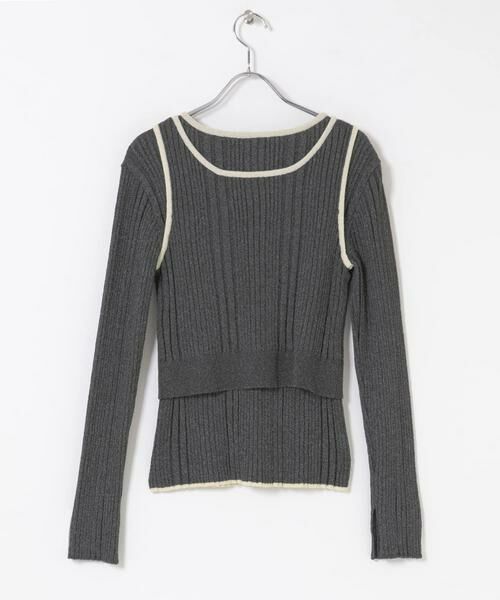 SENSE OF PLACE by URBAN RESEARCH / センスオブプレイス バイ アーバンリサーチ ニット・セーター | 『洗濯可』2WAYニットアンサンブル | 詳細22