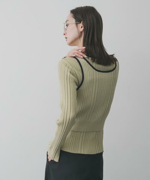 SENSE OF PLACE by URBAN RESEARCH / センスオブプレイス バイ アーバンリサーチ ニット・セーター | 2WAYニットアンサンブル | 詳細23