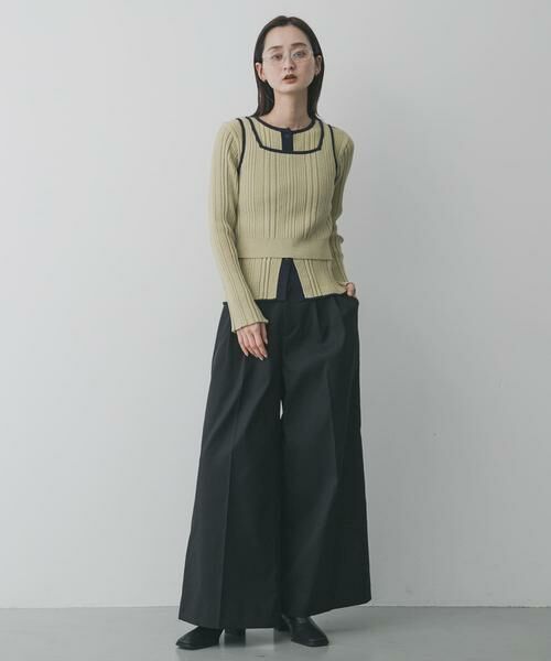 SENSE OF PLACE by URBAN RESEARCH / センスオブプレイス バイ アーバンリサーチ ニット・セーター | 2WAYニットアンサンブル | 詳細24