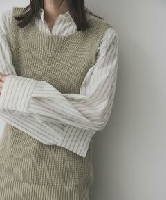 SENSE OF PLACE by URBAN RESEARCH / センスオブプレイス バイ アーバンリサーチ ベスト | ミドルゲージチュニックベスト