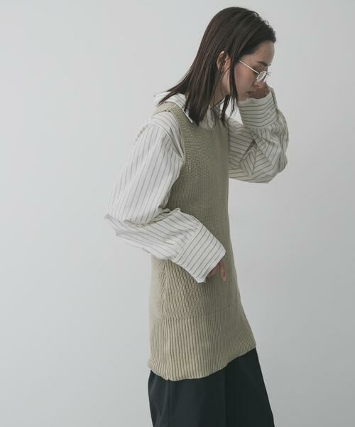 SENSE OF PLACE by URBAN RESEARCH / センスオブプレイス バイ アーバンリサーチ ベスト | ミドルゲージチュニックベスト | 詳細21