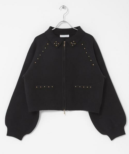 SENSE OF PLACE by URBAN RESEARCH / センスオブプレイス バイ アーバンリサーチ カーディガン・ボレロ | 『洗濯可』スタッズデザインカーディガン | 詳細7