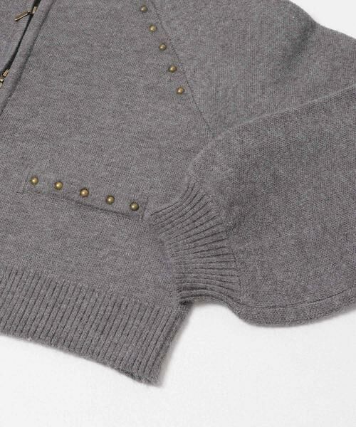 SENSE OF PLACE by URBAN RESEARCH / センスオブプレイス バイ アーバンリサーチ カーディガン・ボレロ | 『洗濯可』スタッズデザインカーディガン | 詳細17