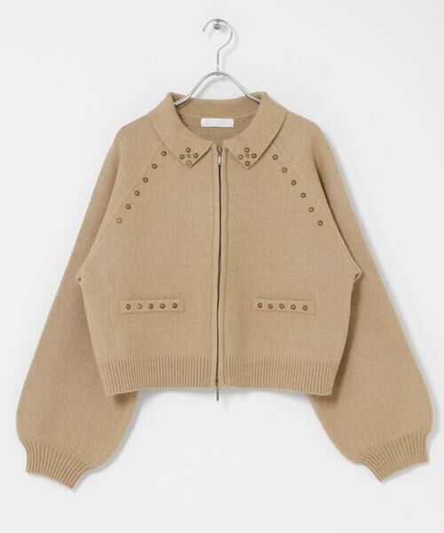 SENSE OF PLACE by URBAN RESEARCH / センスオブプレイス バイ アーバンリサーチ カーディガン・ボレロ | 『洗濯可』スタッズデザインカーディガン | 詳細24