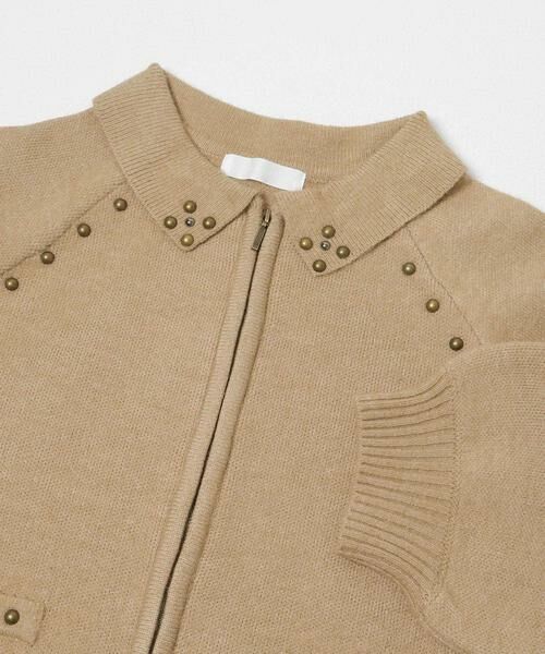 SENSE OF PLACE by URBAN RESEARCH / センスオブプレイス バイ アーバンリサーチ カーディガン・ボレロ | 『洗濯可』スタッズデザインカーディガン | 詳細25