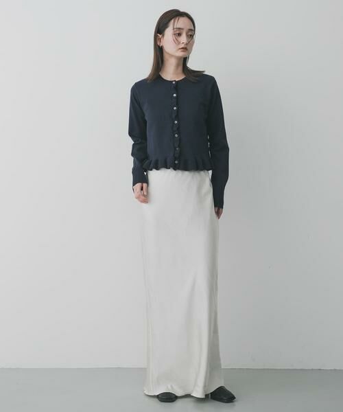 SENSE OF PLACE by URBAN RESEARCH / センスオブプレイス バイ アーバンリサーチ ニット・セーター | 『洗濯可』フリルトリムニットカーディガン | 詳細3